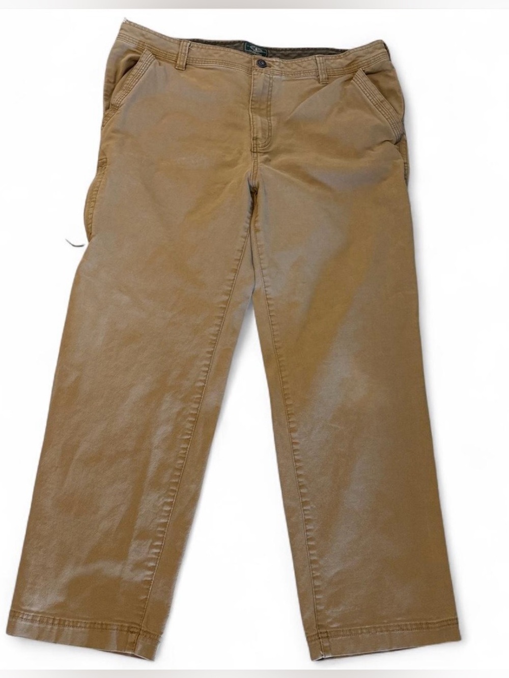 G.H. Bass & Co. men's canvas workwear/utility pants,size 40x32 khaki/tan color